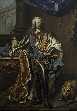 Carl Albrecht VII by workshop of George Desmarees, Münchner Residenz.jpg